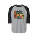 Rock is Dead Unisex Three-Quarter Sleeve Raglan Shirt